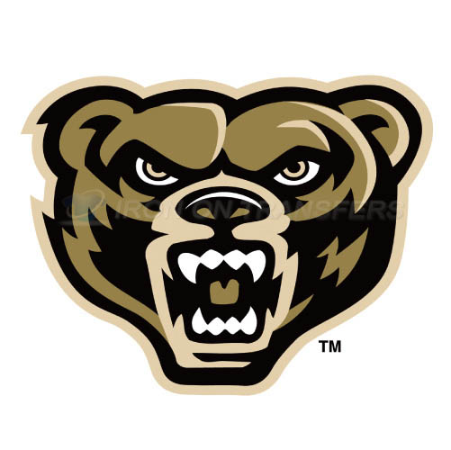 Oakland Golden Grizzlies Logo T-shirts Iron On Transfers N5736 - Click Image to Close